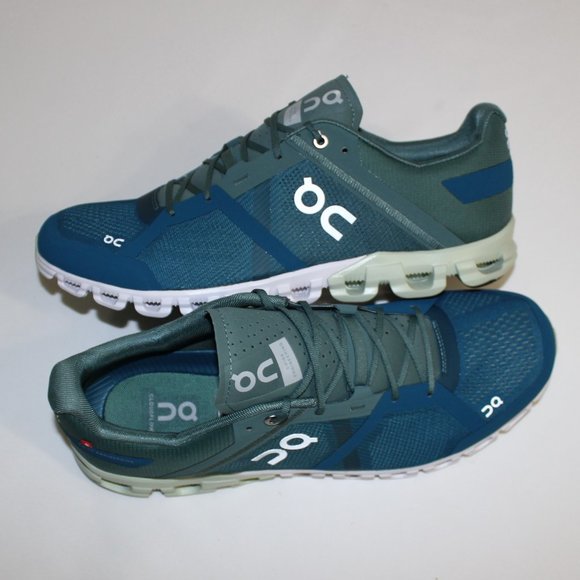 ON CLOUDFLOW SEA/PETROL RUNNING SHOES US 12.5/ EUR47.5/ UK12 main image 5